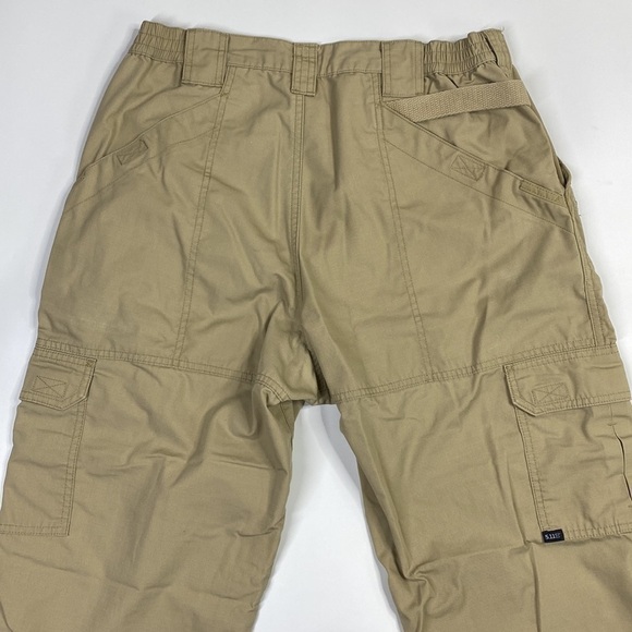 5.11 Tactical TAC 143 Taclite Pro Ripstop Cargo Khaki Pants Military EMS 34x30 - Picture 4 of 12